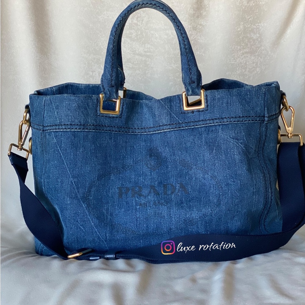 Vintage Prada Denim Tote